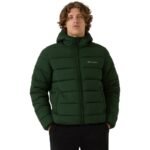 Champion Hooded Jacket Mens Green 221548 GS586