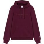 Champion Hooded Sweatshirt Burgundy 220271 RS522 - Image 2