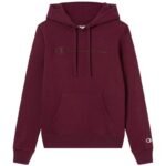 Champion Hooded Sweatshirt Womens Burgundy 118379 RS522 - Image 2