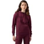 Champion Hooded Sweatshirt Womens Burgundy 118379 RS522
