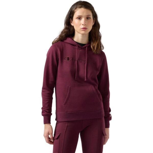 Champion Hooded Sweatshirt Womens Burgundy 118379 RS522