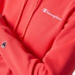 Champion Hooded Sweatshirt Womens Coral 118403 RS073 - Image 4