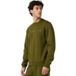 Champion Mens Crewneck Sweatshirt Olive 220272 GS585