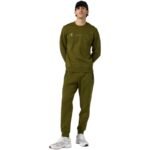 Champion Mens Crewneck Sweatshirt Olive 220272 GS585 - Image 6