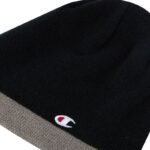 Champion Reversible Beanie Black and Gray 802407 KK001 - Image 4