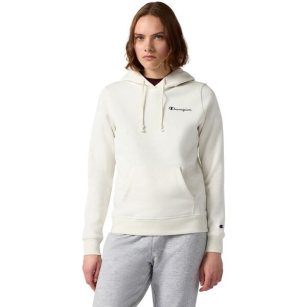 Champion Womens Hooded Sweatshirt Cream 118403 WW056