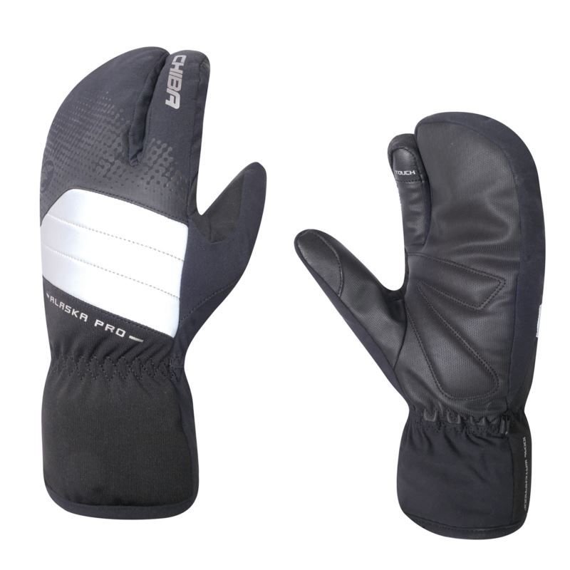lupin-wear-ca-chiba-alaska-pro-gloves-black-and-white-xs-1895777 CHIBA ALASKA PRO Gloves Black and White XS - Image 1