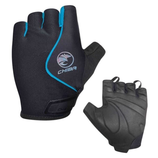 CHIBA LADY AIR PLUS gloves black turquoise S