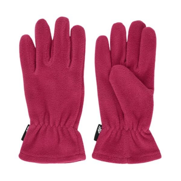 Childrens gloves 4F CAS U156 pink 4FJWAW25AGLOU156 54S