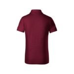 Childrens Pique Polo Shirt (garnet) - Image 3