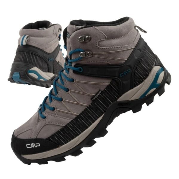 CMP Rigel Mens Trekking Shoes, Durable, Waterproof, Gray