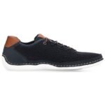 Comfortable Rieker M RKR666 navy blue shoes - Image 2