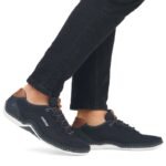 Comfortable Rieker M RKR666 navy blue shoes - Image 6