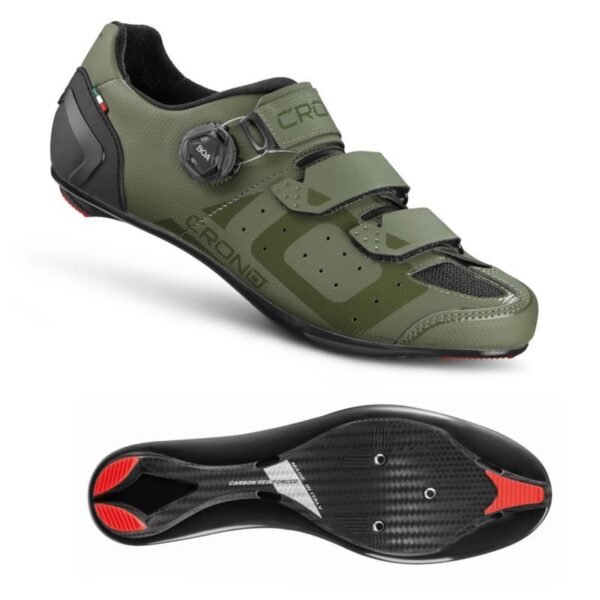 CRONO CR-3-22 road shoes green 44 composite