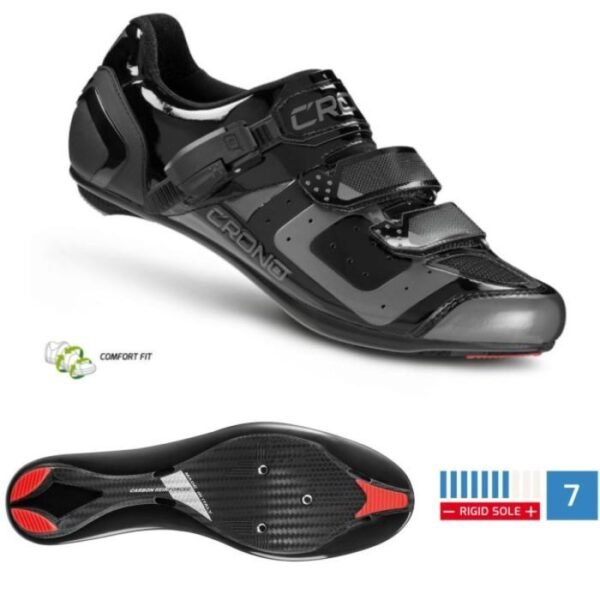 CRONO CR-3 road shoes black 43 nylon