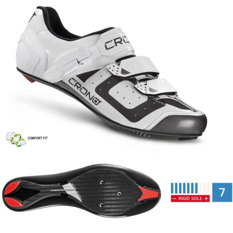 lupin-wear-ca-crono-cr-3-road-shoes-white-42-nylon-1890545 CRONO CR-3 road shoes white 42 nylon - Image 1