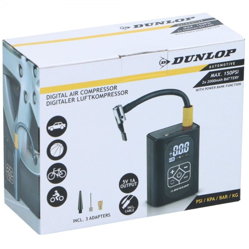 lupin-wear-ca-dunlop-car-compressor-150-psi-digital-compressor-with-powerbank-function-1843864 DUNLOP CAR COMPRESSOR 150 PSI DIGITAL COMPRESSOR WITH POWERBANK FUNCTION - Image 1