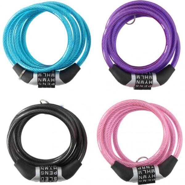 Dunlop password lock bicycle lock 6 mm 120 cm ST 4ass 02922
