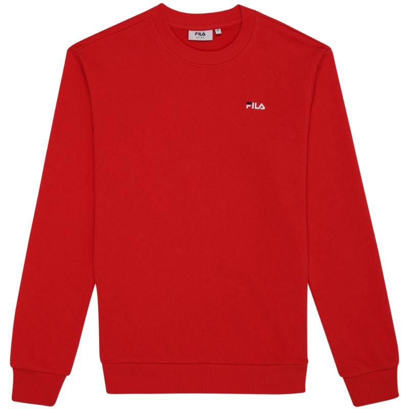 lupin-wear-ca-fila-leverano-regular-crew-sweatshirt-red-fam0876-30002-1620930 Fila Leverano Regular Crew Sweatshirt Red FAM0876 30002 - Image 1