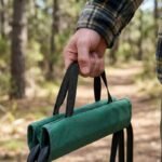 FISHING CHAIR CAMPING FOLDING STOOL WITH HANDLE REDCLIFFS GREEN - Image 5