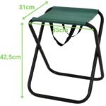 FISHING CHAIR CAMPING FOLDING STOOL WITH HANDLE REDCLIFFS GREEN - Image 7