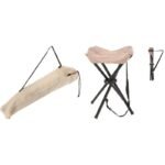 FISHING CHAIR, FOLDING STOOL, REDCLIFFS, 33X33X40CM, CREAM - Image 5