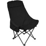FOLDING CAMPING CHAIR 46X46X90CM BLACK - Image 4
