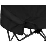 FOLDING CAMPING CHAIR 46X46X90CM BLACK - Image 8
