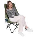 FOLDING CAMPING CHAIR 46X46X90CM GREEN - Image 2