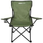 FOLDING CAMPING CHAIR 50X50X80CM GREEN - Image 2