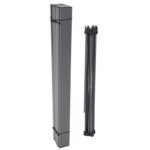 FOLDING TABLE 68x46x40CM GREY ALUMINUM IN A COVER - Image 7