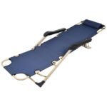 GARDA MULTI-POSITION TRAVEL CHAIR WITH HEADREST NAVY BLUE - BEIGE - Image 4