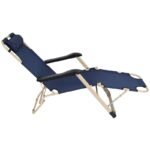 GARDA MULTI-POSITION TRAVEL CHAIR WITH HEADREST NAVY BLUE - BEIGE - Image 5