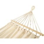 GARDEN HAMMOCK FOR 1 PERSON 200X100CM WITH SPREADER BAR AND FRINGE MIAMI ECRU - Image 4