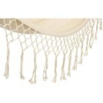 GARDEN HAMMOCK FOR 1 PERSON 200X100CM WITH SPREADER BAR AND FRINGE MIAMI ECRU - Image 6