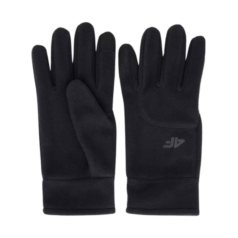 lupin-wear-ca-gloves-4f-u184-deep-black-4fwmm00afglu184-20s-1804417 Gloves 4F U184 deep black 4FWMM00AFGLU184 20S - Image 1