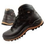 Grisport Marrone mens trekking shoes, leather, waterproof, ankle boots
