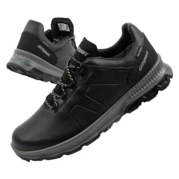 Grisport mens trekking shoes Nero avon SPO-TEX leather black