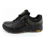 Grisport mens trekking shoes Nero oliato SPO-TEX leather black - Image 2