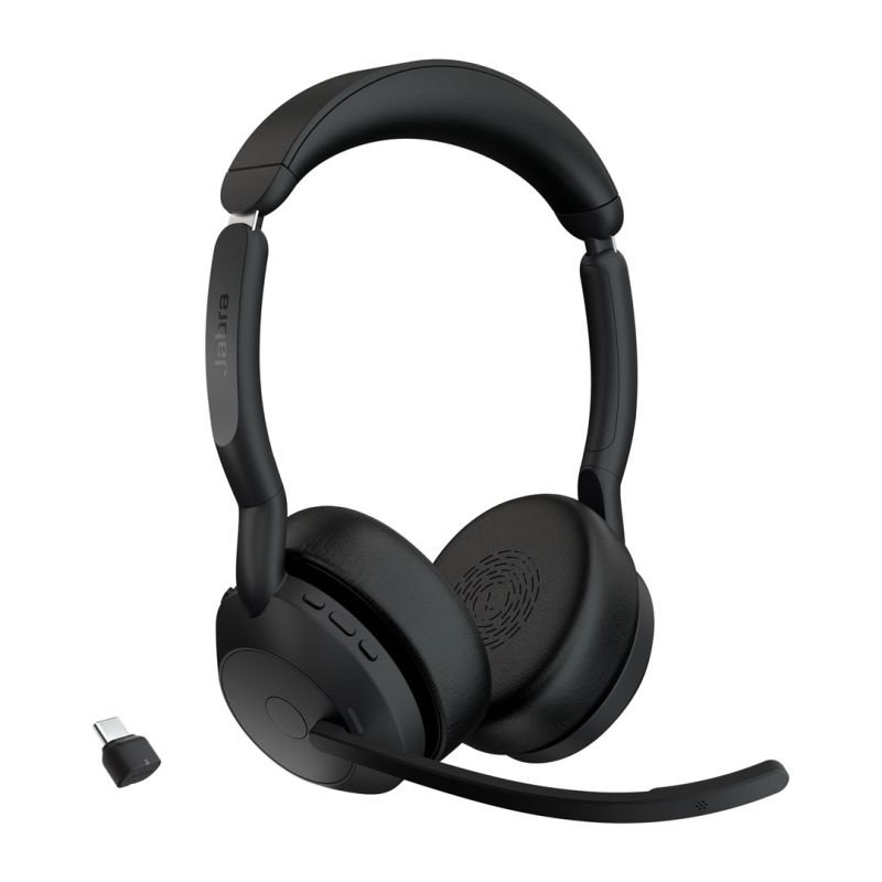 lupin-wear-ca-jabra-25599-989-899-headphones-headset-wireless-headband-office-call-center-bluetooth-charging-base-black-2005591 Jabra 25599-989-899 Headphones/Headset Wireless Headband Office/Call Center Bluetooth Charging Base Black - Image 1