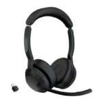 Jabra 25599-989-899 Headphones/Headset Wireless Headband Office/Call Center Bluetooth Charging Base Black - Image 4