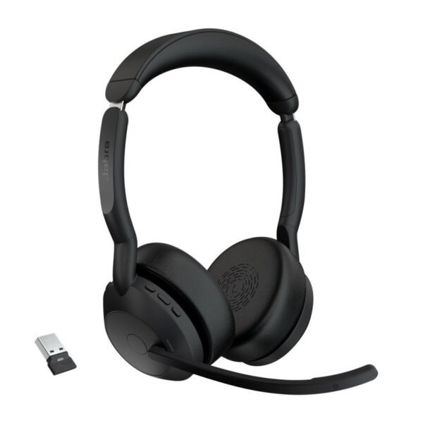 Jabra 25599-989-999 Headphones/Headset Wireless Headband Office/Call Center Bluetooth Charging Base Black