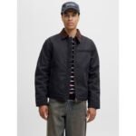 JackJones pilot jacket JORNORREBRO WORKER JACKET 12282903 BLACK/CORDUROY C