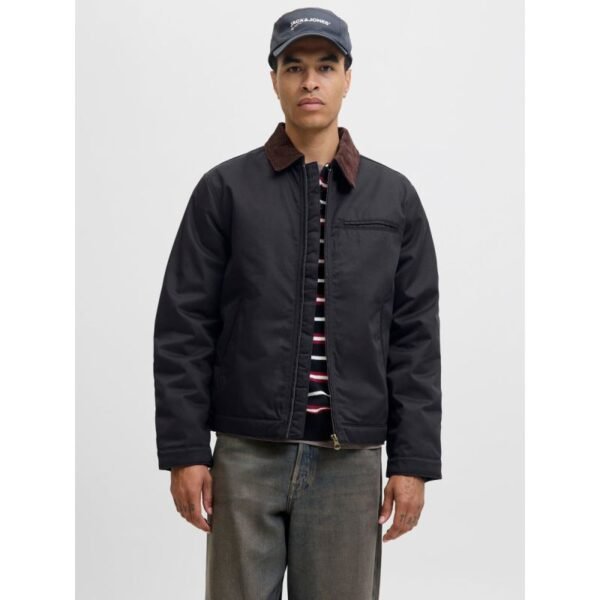 JackJones pilot jacket JORNORREBRO WORKER JACKET 12282903 BLACK/CORDUROY C