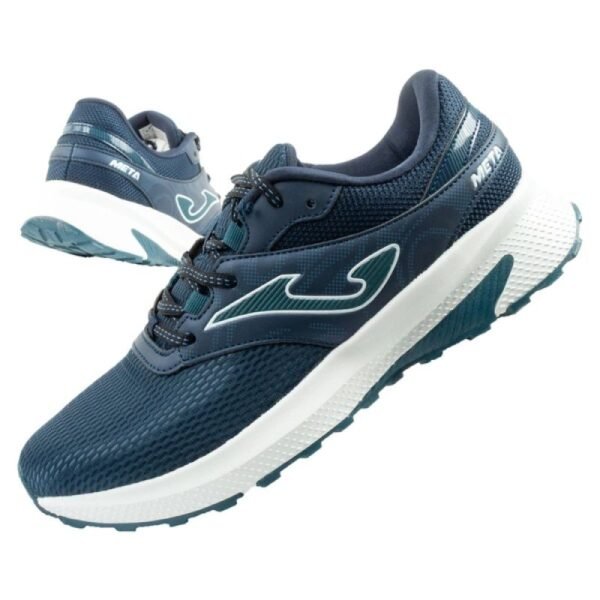 Joma Meta mens sports running shoes, lightweight, comfortable, durable, navy blue