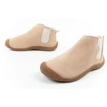 Keen womens shoes Mosey Chelsea ankle boots leather light beige - Image 8