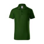 Kids Pique Polo Shirt (Bottle Green) - Image 2