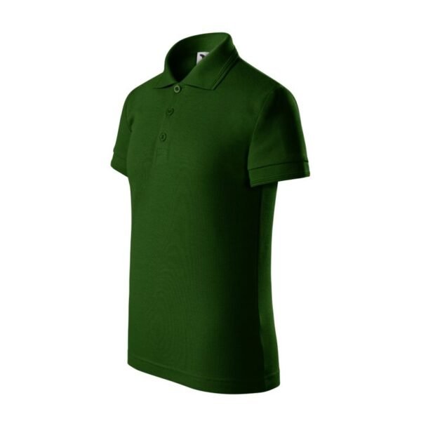Kids Pique Polo Shirt (Bottle Green)
