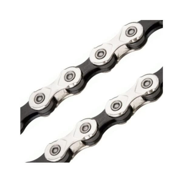 KMC Chain X10116 links silver black foil