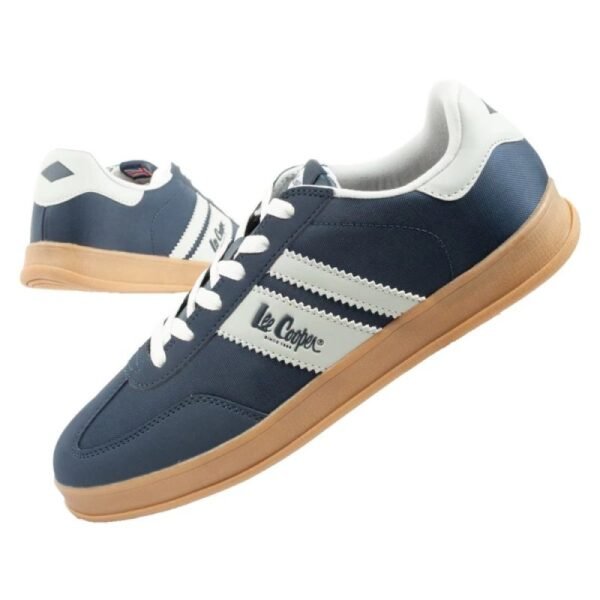 Lee Cooper mens sneakers, fashionable, comfortable, durable, navy blue